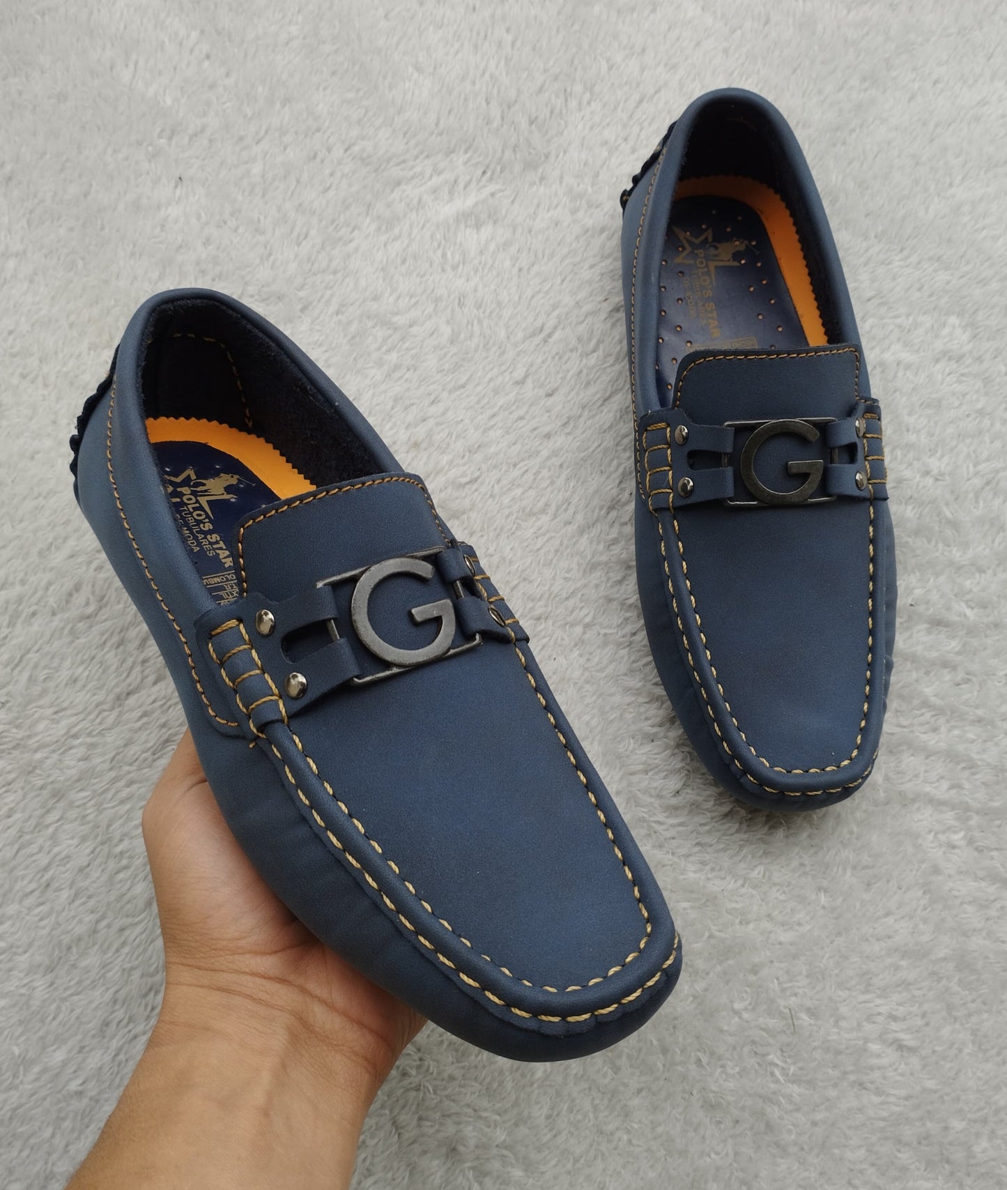 mocasin 209g azul basecuero Carazzi23