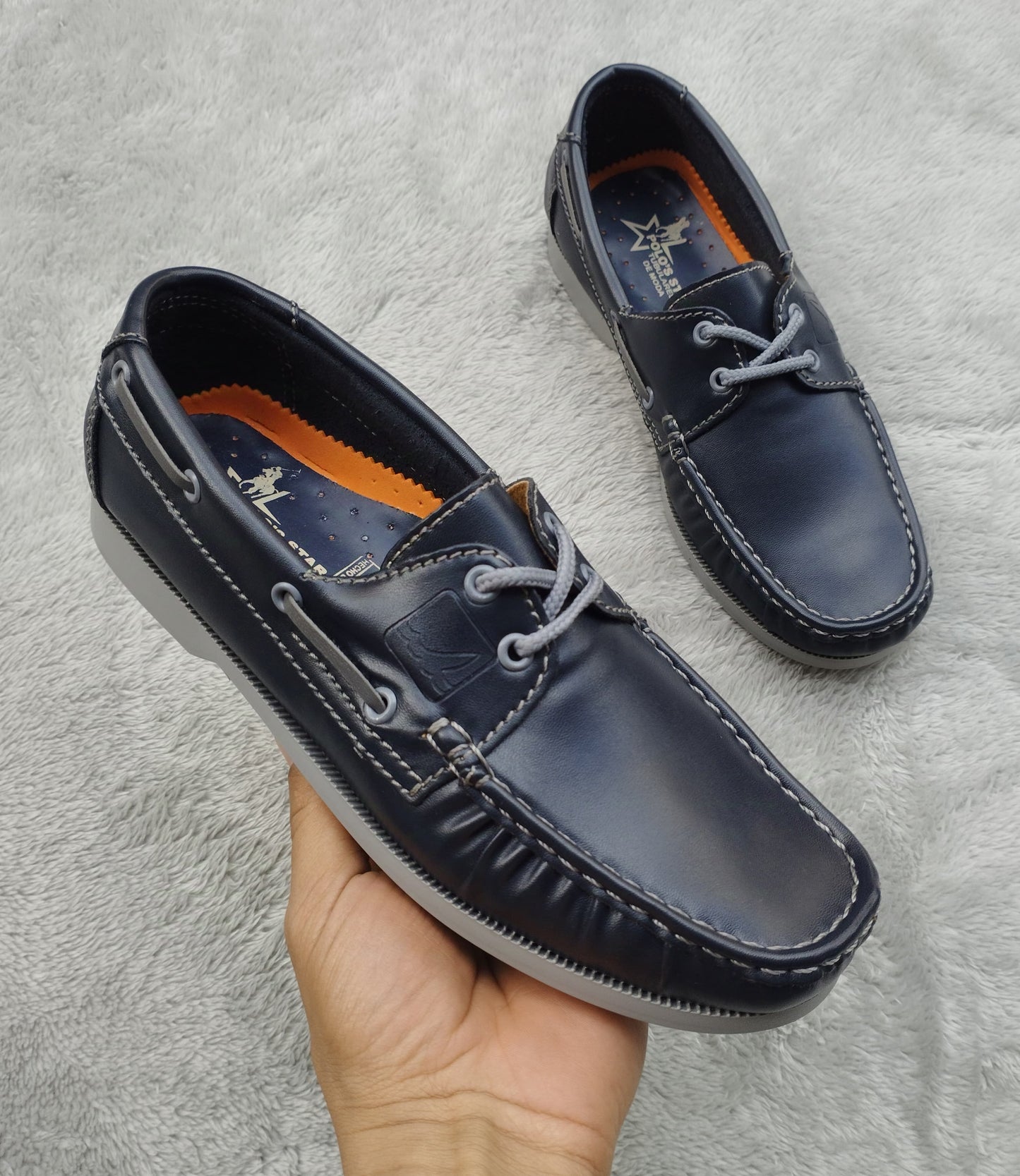 apache 222 azul x gris brillante basecuero Carazzi23