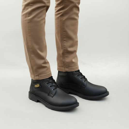 Botín 01 Negro Cuero