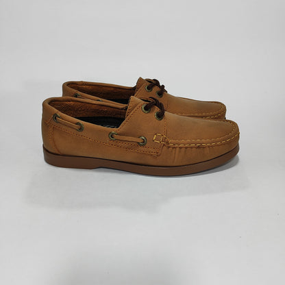 Apache miel con cordones, vista lateral