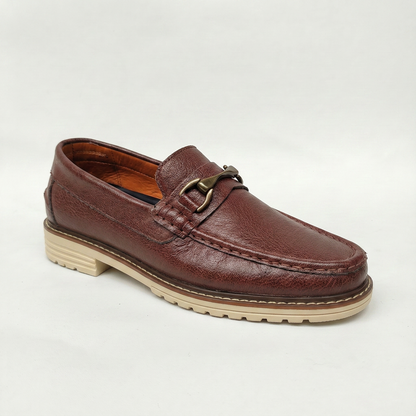 Mocasín CUERO Toronto Coñac