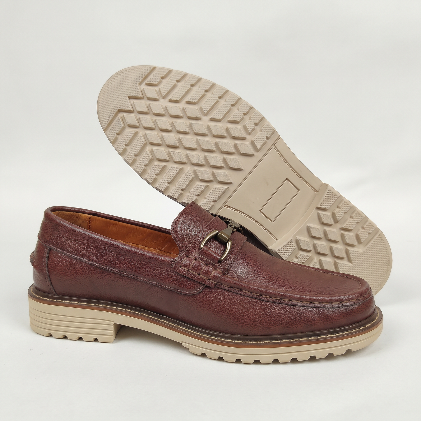 Mocasín CUERO Toronto Coñac