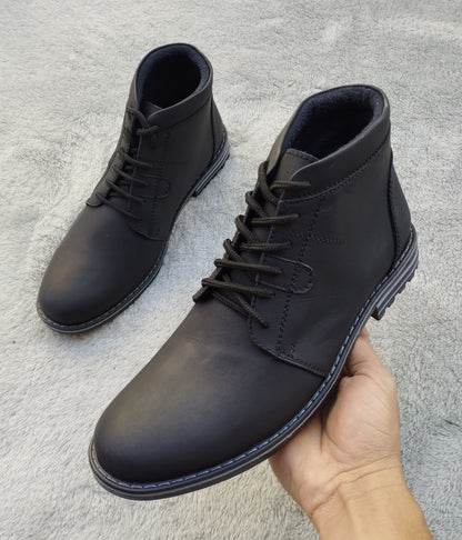 botin 033 negro cuero Carazzi23