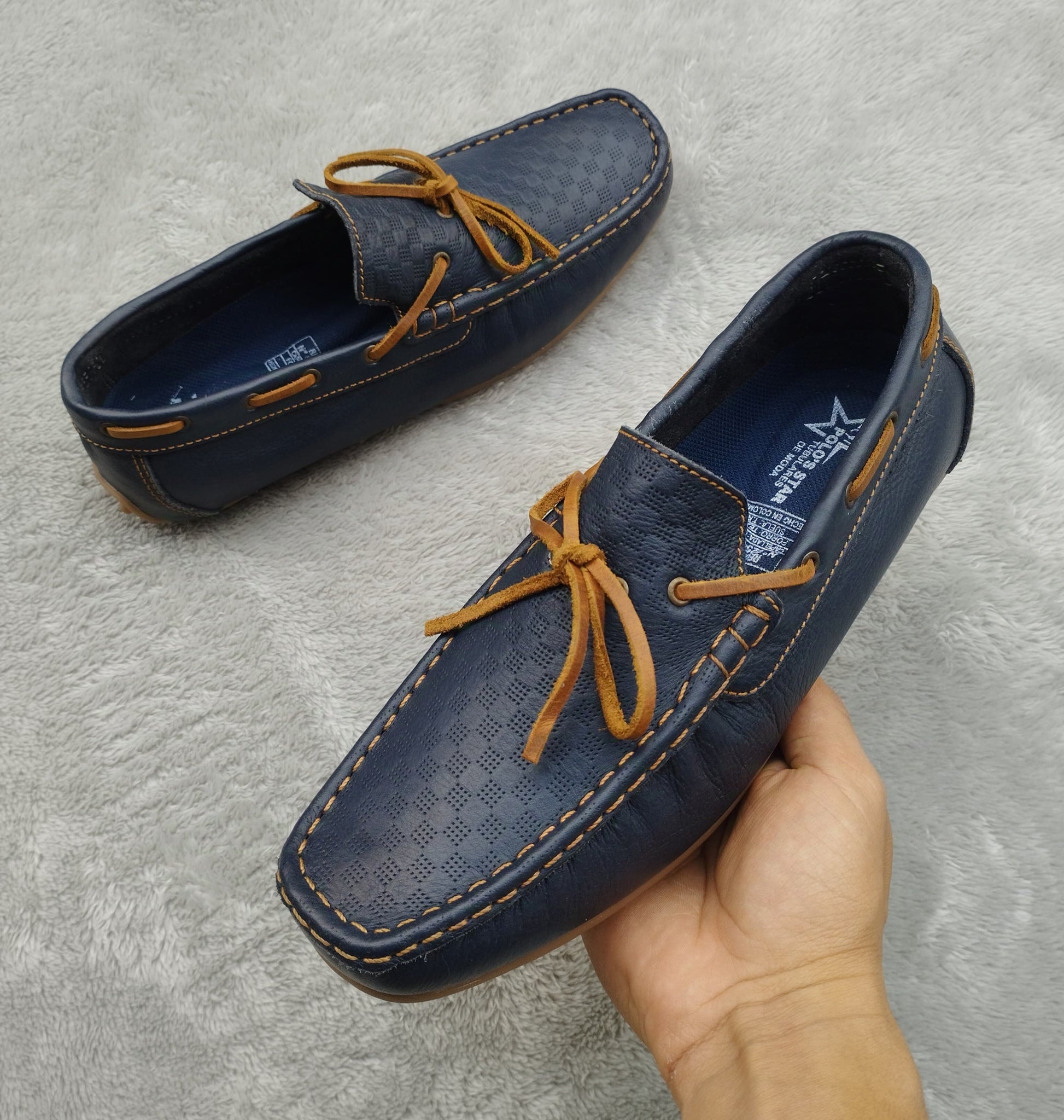 mocasin 208 azul h miel rep cuero Carazzi23