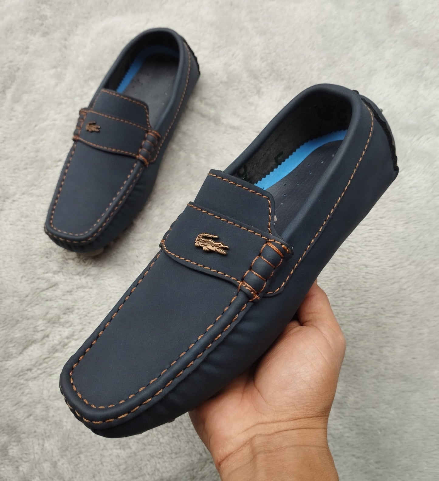 mocasin 213 azul h miel basecuero Carazzi23