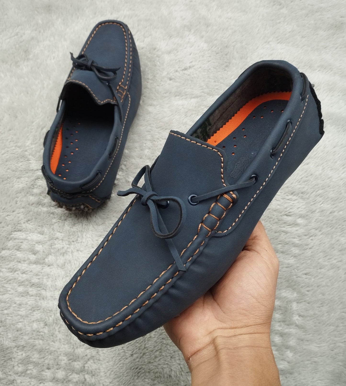 mocasin 208 azul h miel basecuero Carazzi23