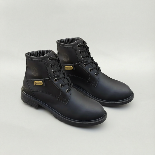 Botín 01 Negro Cuero