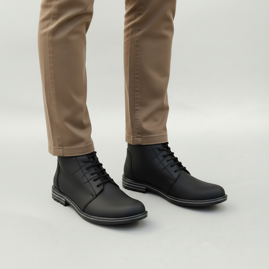 Botín 033 Negro Cuero