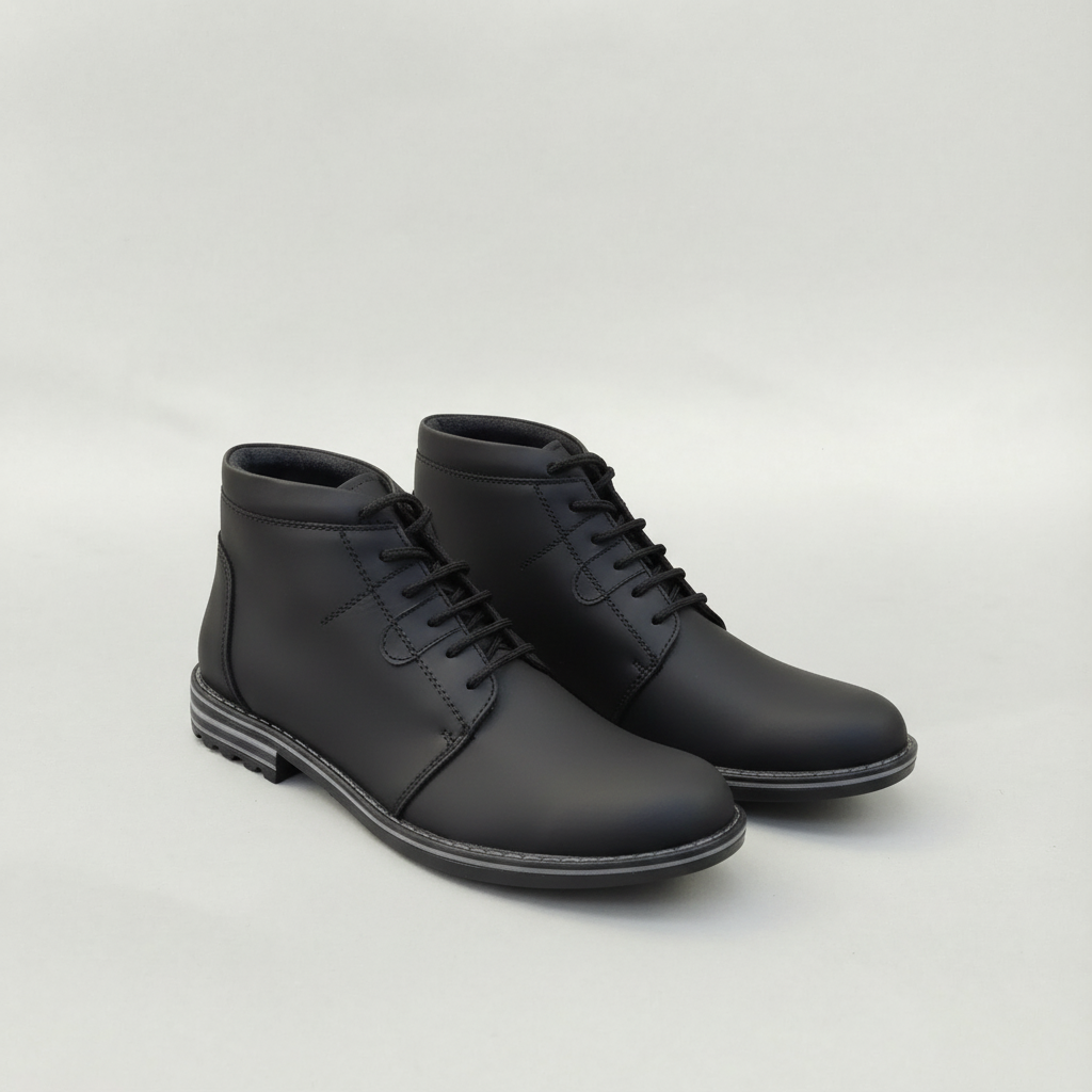 Botín 033 Negro Cuero