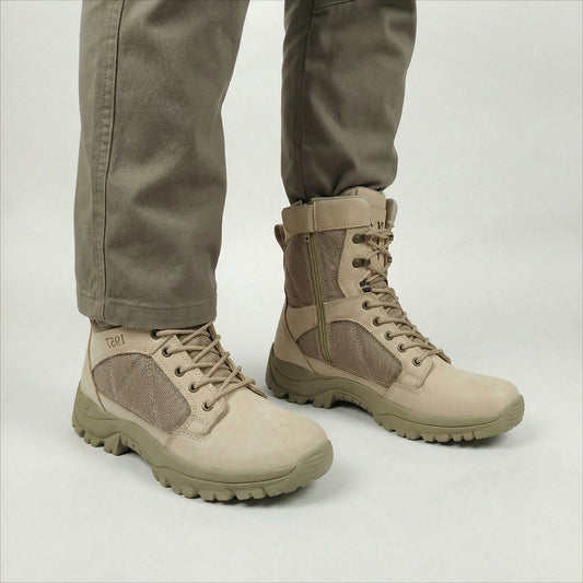 Bota 013 Cr Beige Cuero