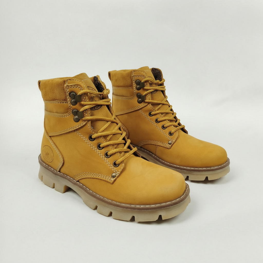 Bota 07 Oro Cuero